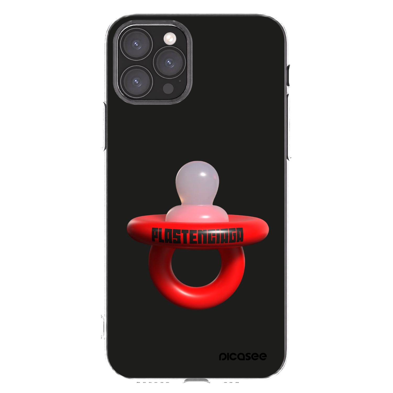 Picasee Apple iPhone 11 Pro Hülle - Transparentes Silikon - Le Dudel