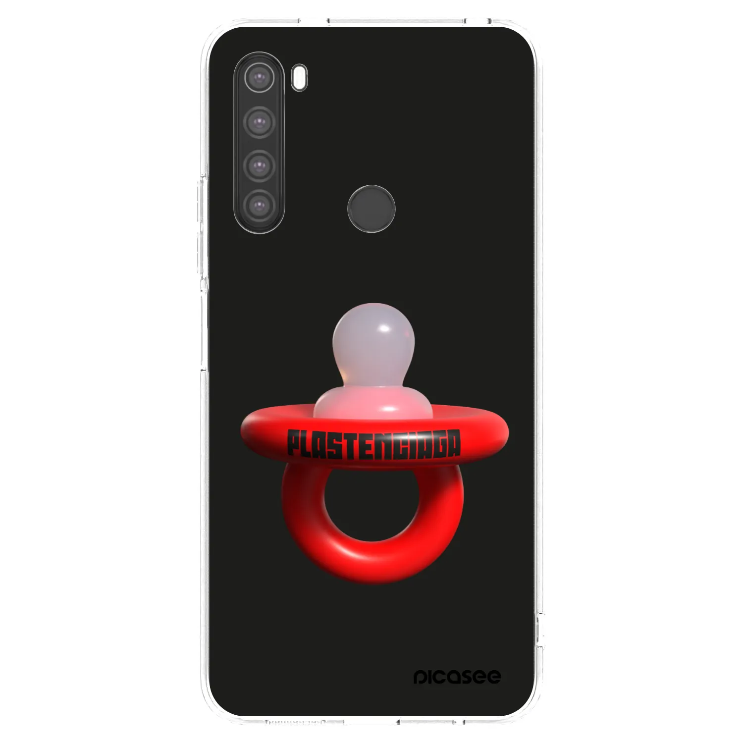 Picasee Xiaomi Redmi Note 8 Hülle - Transparentes Silikon - Le Dudel
