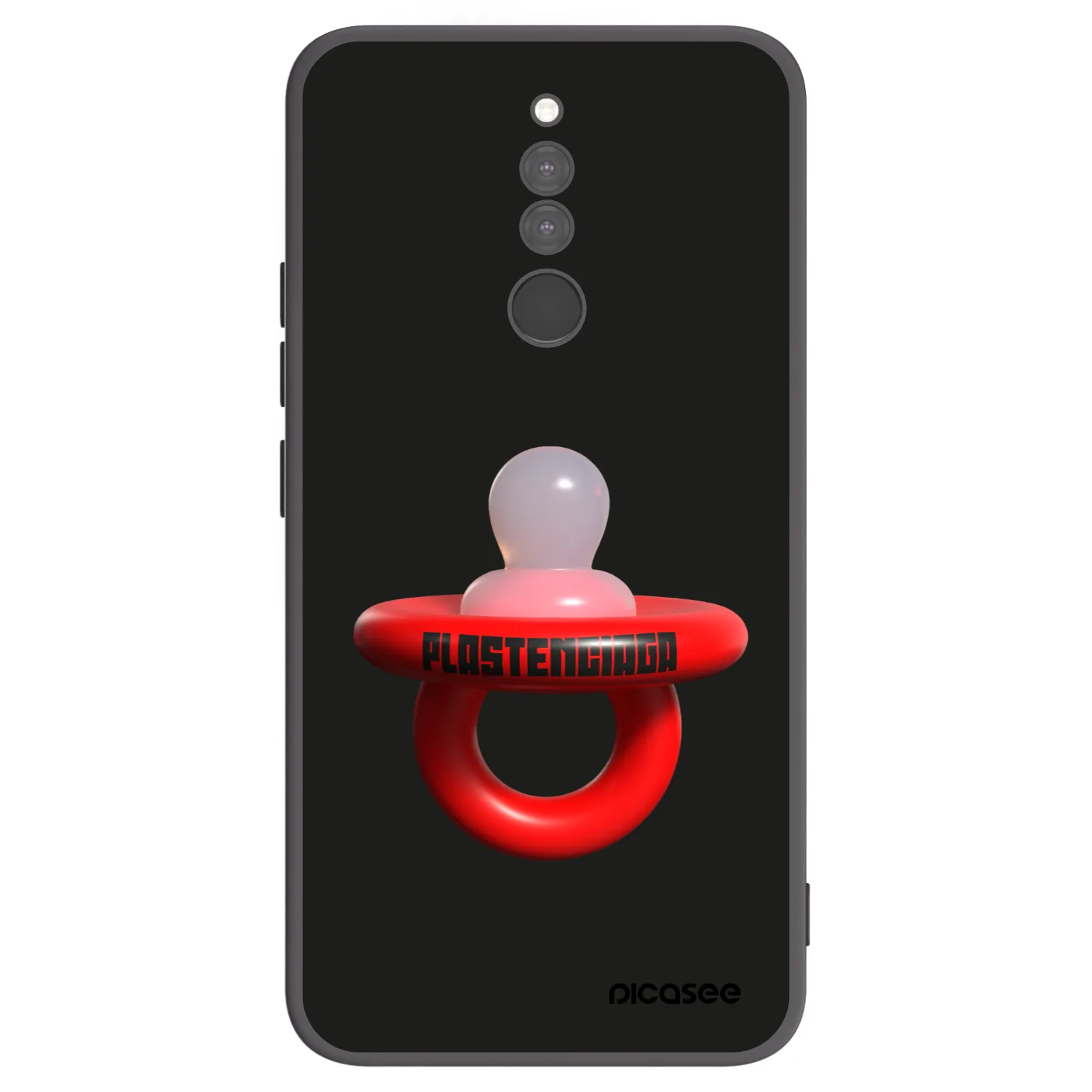 Picasee Xiaomi Redmi 8 Hülle - Schwarzes Silikon - Le Dudel