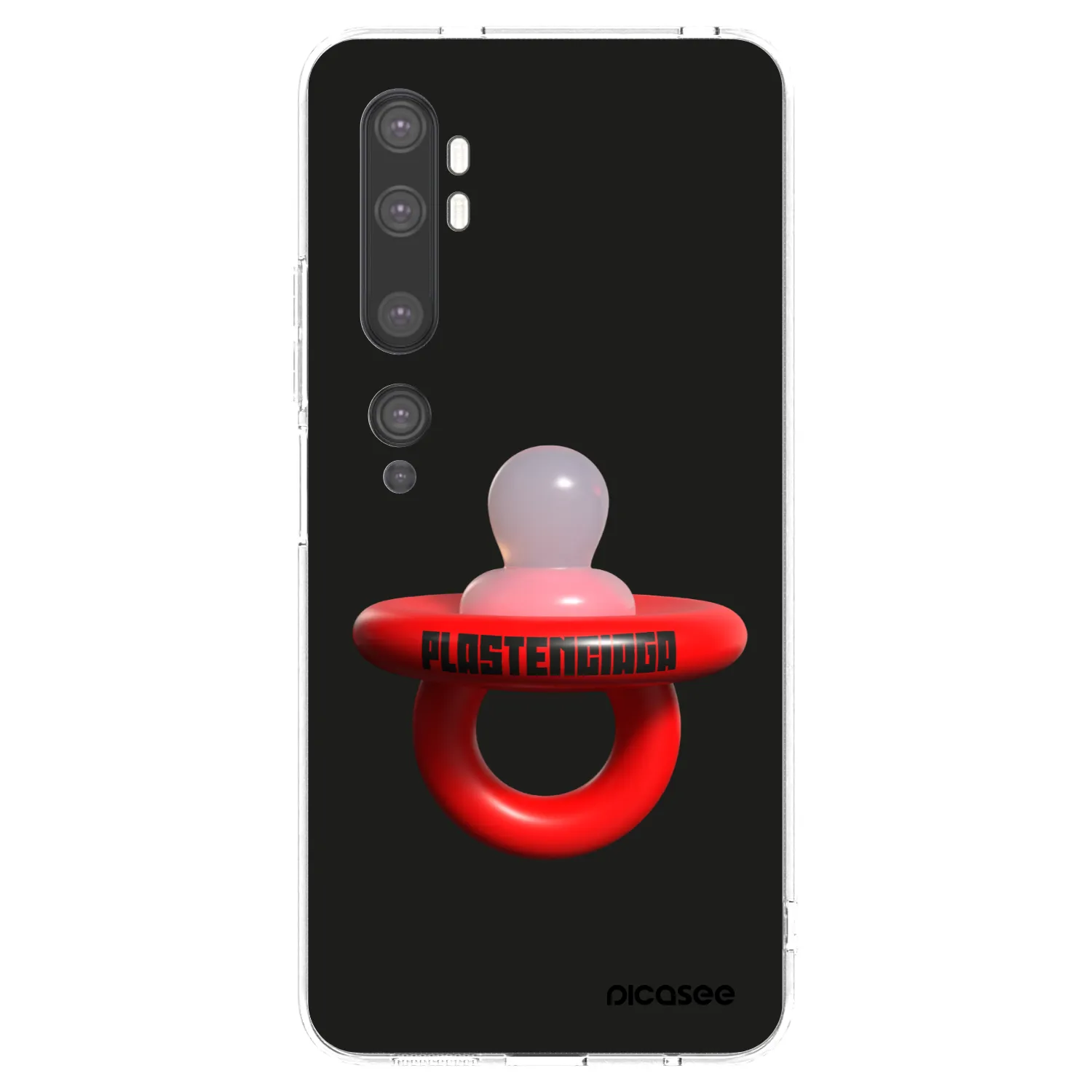 Picasee Xiaomi Mi Note 10 (Pro) Hülle - Transparentes Silikon - Le Dudel