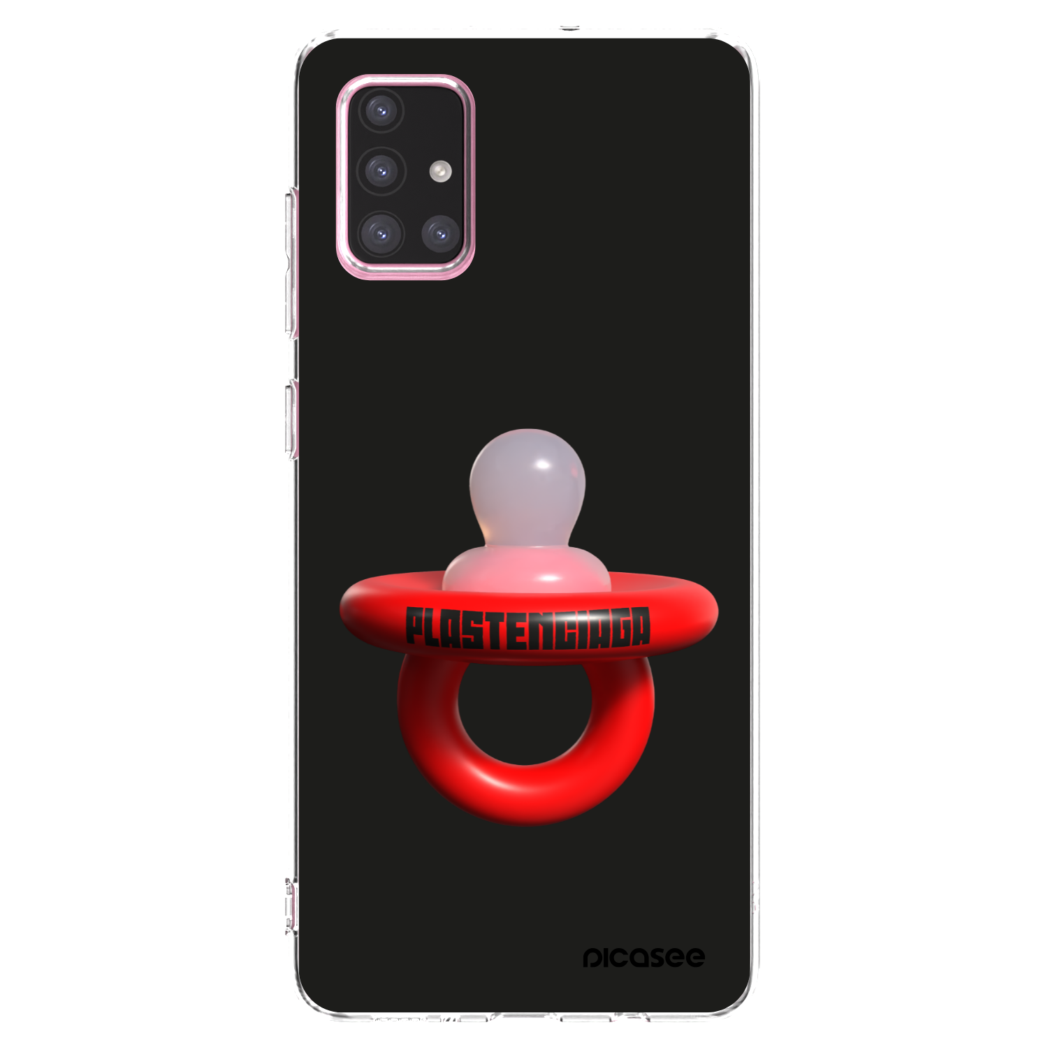 Picasee Samsung Galaxy A71 A715F Hülle - Transparentes Silikon - Le Dudel