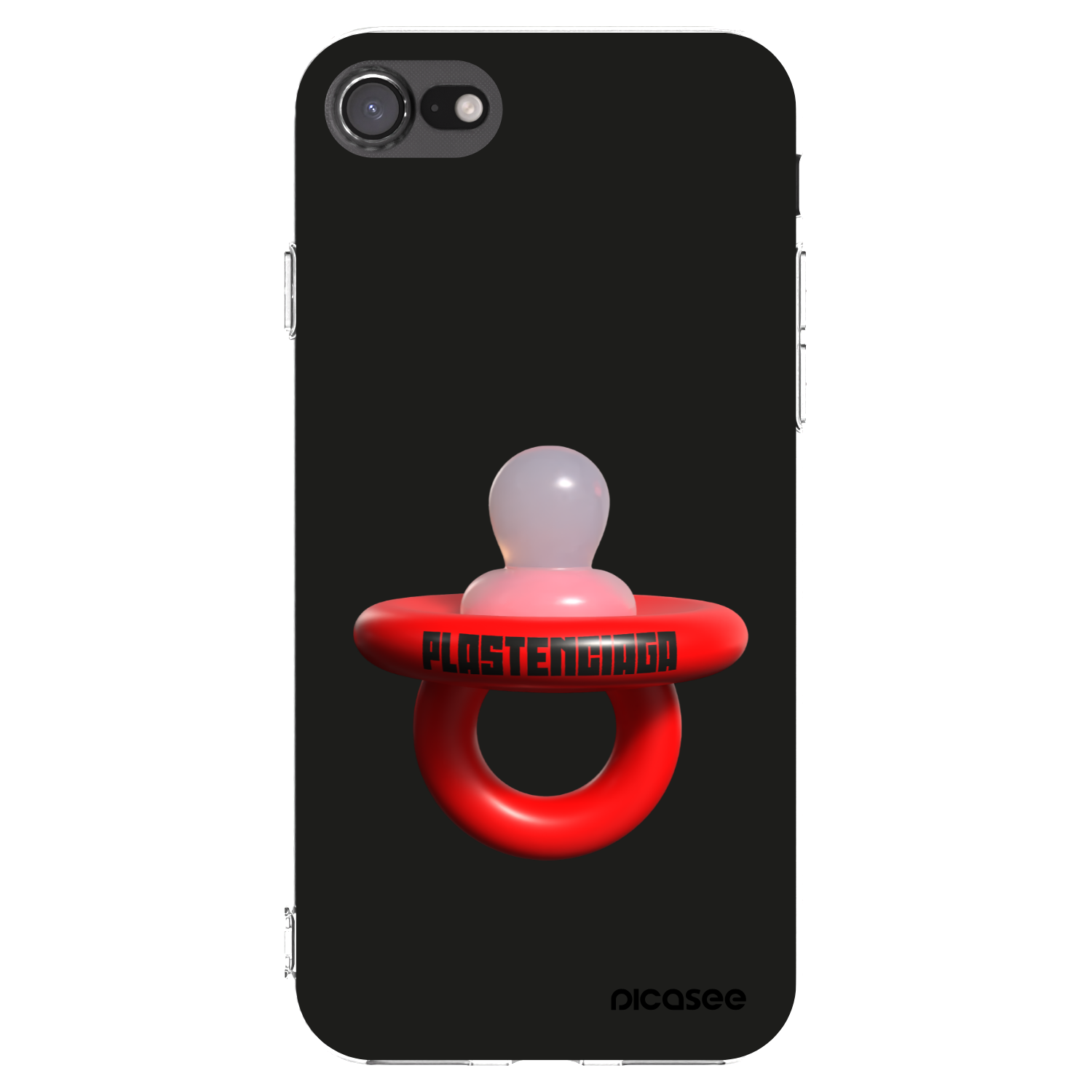 Picasee Apple iPhone SE 2020 Hülle - Transparentes Silikon - Le Dudel