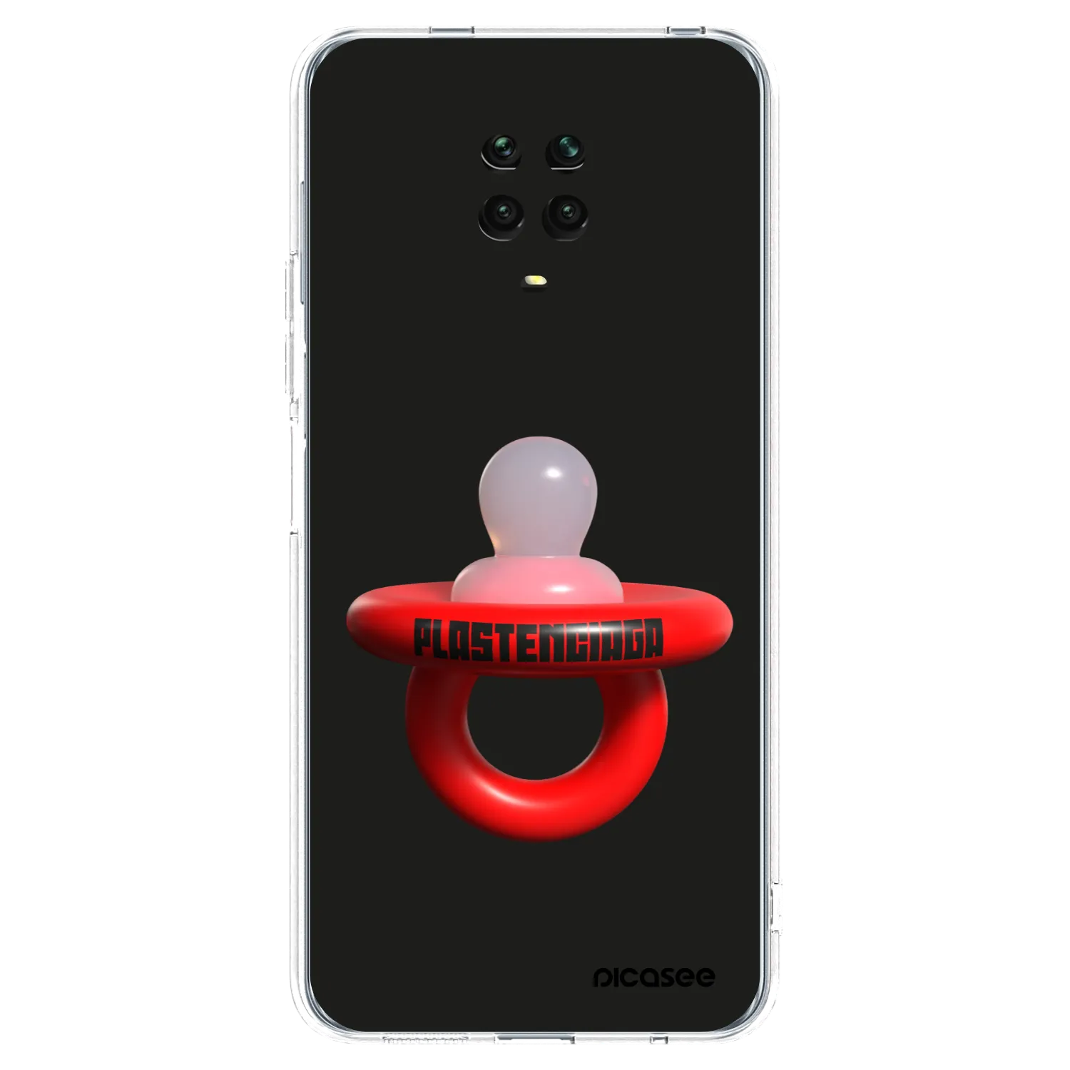 Picasee Xiaomi Redmi Note 9 Pro Hülle - Transparentes Silikon - Le Dudel