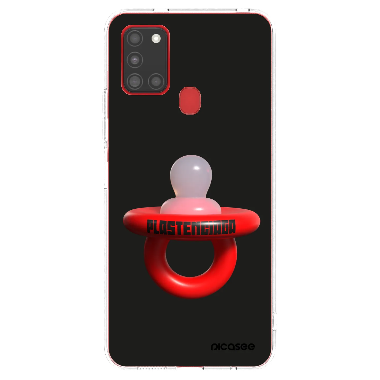 Picasee Samsung Galaxy A21s Hülle - Transparentes Silikon - Le Dudel
