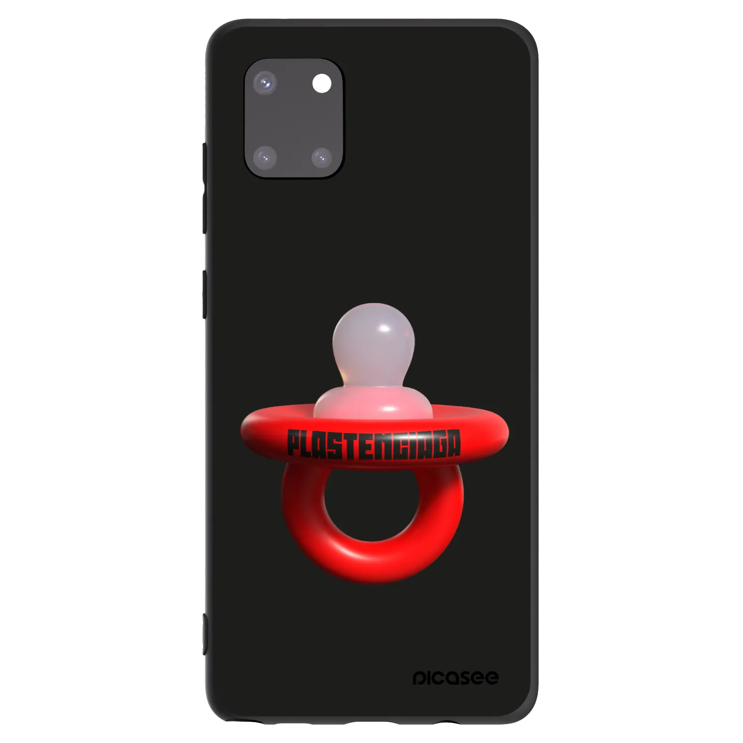 Picasee Samsung Galaxy Note 10 Lite N770F Hülle - Schwarzes Silikon - Le Dudel