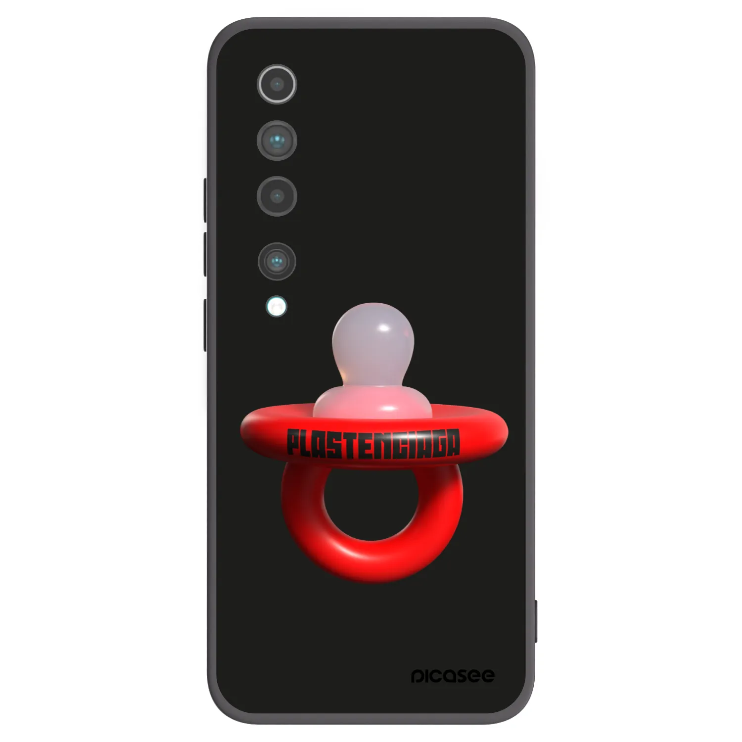 Picasee Xiaomi Mi 10 Hülle - Schwarzes Silikon - Le Dudel