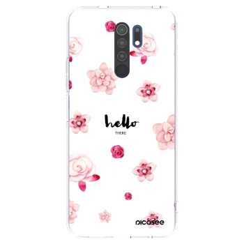 Picasee Xiaomi Redmi 9 Hülle - Transparentes Silikon - Hello there