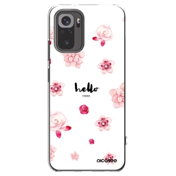Picasee Xiaomi Redmi Note 10 Hülle - Transparentes Silikon - Hello there