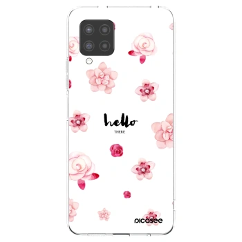 Picasee Samsung Galaxy A42 A426B Hülle - Transparentes Silikon - Hello there