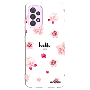 Picasee Samsung Galaxy A32 5G A326B Hülle - Transparentes Silikon - Hello there