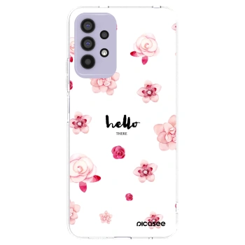 Picasee Samsung Galaxy A32 4G SM-A325F Hülle - Transparentes Silikon - Hello there