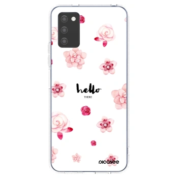Picasee Samsung Galaxy A02s A025G Hülle - Transparentes Silikon - Hello there