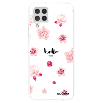 Picasee Samsung Galaxy A22 A225F 4G Hülle - Transparentes Silikon - Hello there