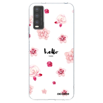 Picasee Vivo Y20s Hülle - Transparentes Silikon - Hello there