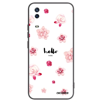 Picasee Vivo Y11s Hülle - Schwarzes Silikon - Hello there