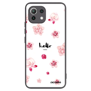 Picasee Xiaomi 11 Lite 5G NE Hülle - Schwarzes Silikon - Hello there