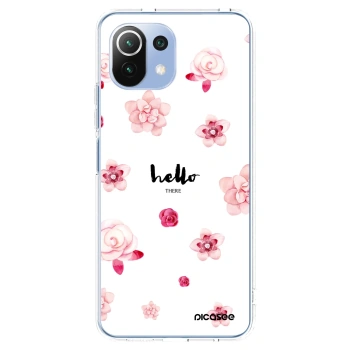 Picasee Xiaomi 11 Lite 5G NE Hülle - Transparentes Silikon - Hello there
