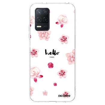 Picasee Realme 8 5G Hülle - Transparentes Silikon - Hello there