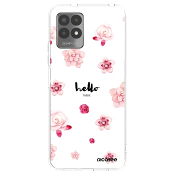 Picasee Realme 8i Hülle - Transparentes Silikon - Hello there