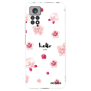 Picasee Xiaomi Redmi Note 11 Hülle - Transparentes Silikon - Hello there