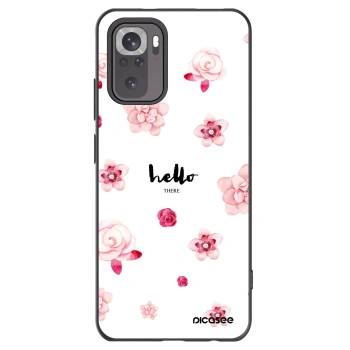 Picasee Xiaomi Redmi Note 11S 4G Hülle - Schwarzes Silikon - Hello there