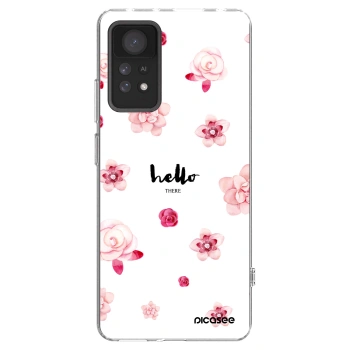 Picasee Xiaomi Redmi Note 11 Pro Hülle - Transparentes Silikon - Hello there
