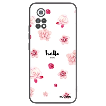Picasee Xiaomi Poco X4 Pro 5G Hülle - Schwarzes Silikon - Hello there