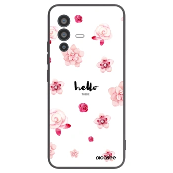 Picasee Vivo V23 5G Hülle - Schwarzes Silikon - Hello there