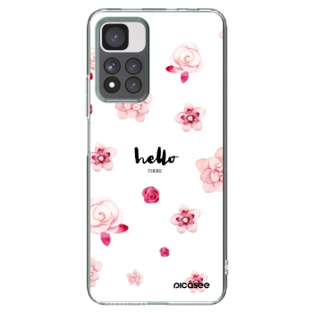 Picasee Xiaomi Redmi Note 11 Pro+ 5G Hülle - Transparentes Silikon - Hello there