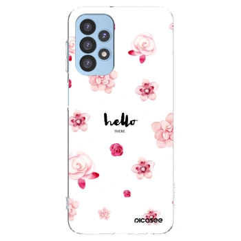 Picasee Samsung Galaxy A23 A235F 4G Hülle - Transparentes Silikon - Hello there