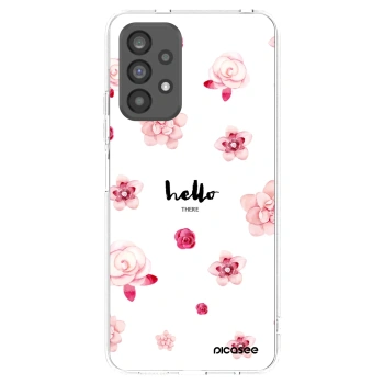 Picasee Samsung Galaxy A73 5G Hülle - Transparentes Silikon - Hello there