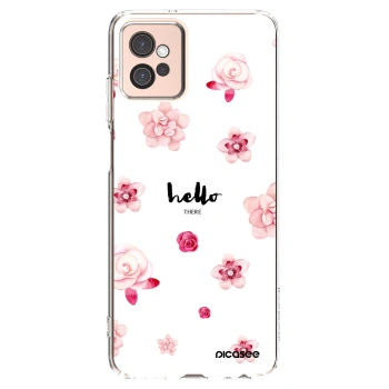 Picasee Motorola Moto G32 Hülle - Transparentes Silikon - Hello there