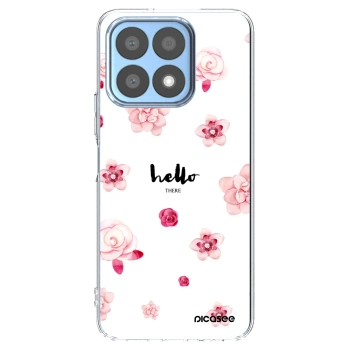 Picasee Honor X8a Hülle - Transparentes Silikon - Hello there