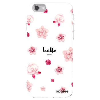 Picasee Apple iPhone 6/6S Hülle - Transparentes Silikon - Hello there