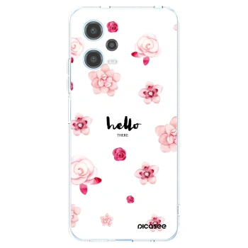 Picasee Xiaomi Redmi Note 12 5G Hülle - Transparentes Silikon - Hello there