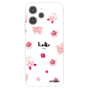 Picasee Xiaomi Redmi 12 4G Hülle - Transparentes Silikon - Hello there