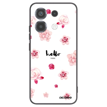 Picasee Xiaomi Poco X6 Hülle - Schwarzes Silikon - Hello there