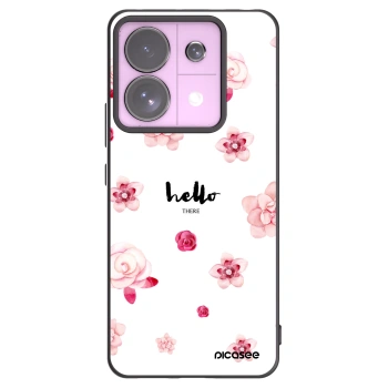 Picasee Xiaomi Redmi Note 13 Pro 5G Hülle - Schwarzes Silikon - Hello there