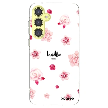Picasee Samsung Galaxy A35 5G A356B Hülle - Transparentes Silikon - Hello there