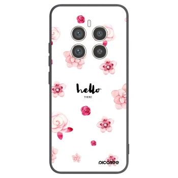 Picasee Realme 12 Pro 5G Hülle - Schwarzes Silikon - Hello there