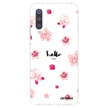 Picasee Xiaomi Mi 9 Hülle - Transparentes Silikon - Hello there