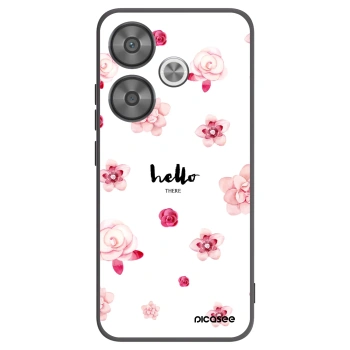 Picasee Xiaomi Poco F6 Hülle - Schwarzes Silikon - Hello there