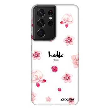 Picasee Fashion Case für Samsung Galaxy S21 Ultra 5G G998B - Hello there