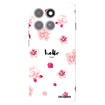 Picasee Motorola Edge 60 Pro Hülle - Schwarzes Silikon - Hello there