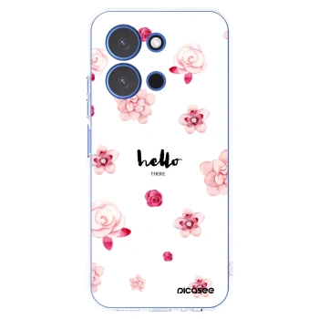 Picasee Xiaomi Redmi 15C 4G Hülle - Transparentes Silikon - Hello there