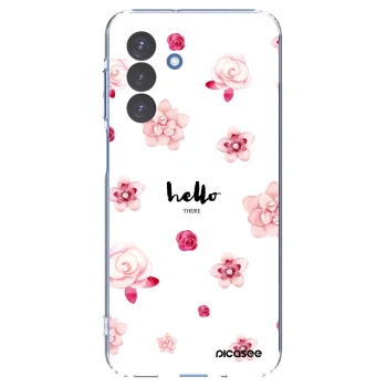 Picasee Samsung Galaxy A17 5G Hülle - Transparentes Silikon - Hello there