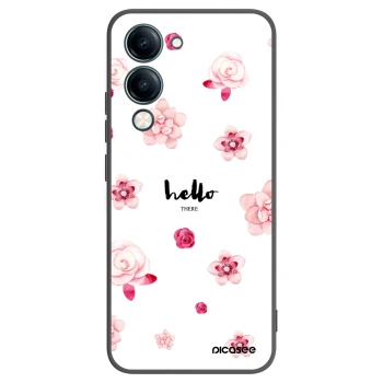 Picasee Vivo Y29s 5G Hülle - Schwarzes Silikon - Hello there