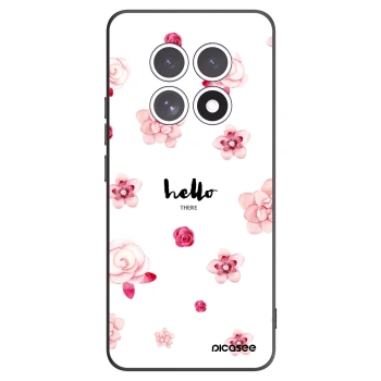 Picasee Xiaomi Redmi Note 15 Hülle - Schwarzes Silikon - Hello there