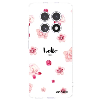 Picasee Xiaomi Redmi Note 15 Hülle - Transparentes Silikon - Hello there