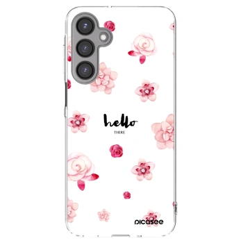 Picasee Samsung Galaxy A16 4G Hülle - Transparentes Silikon - Hello there